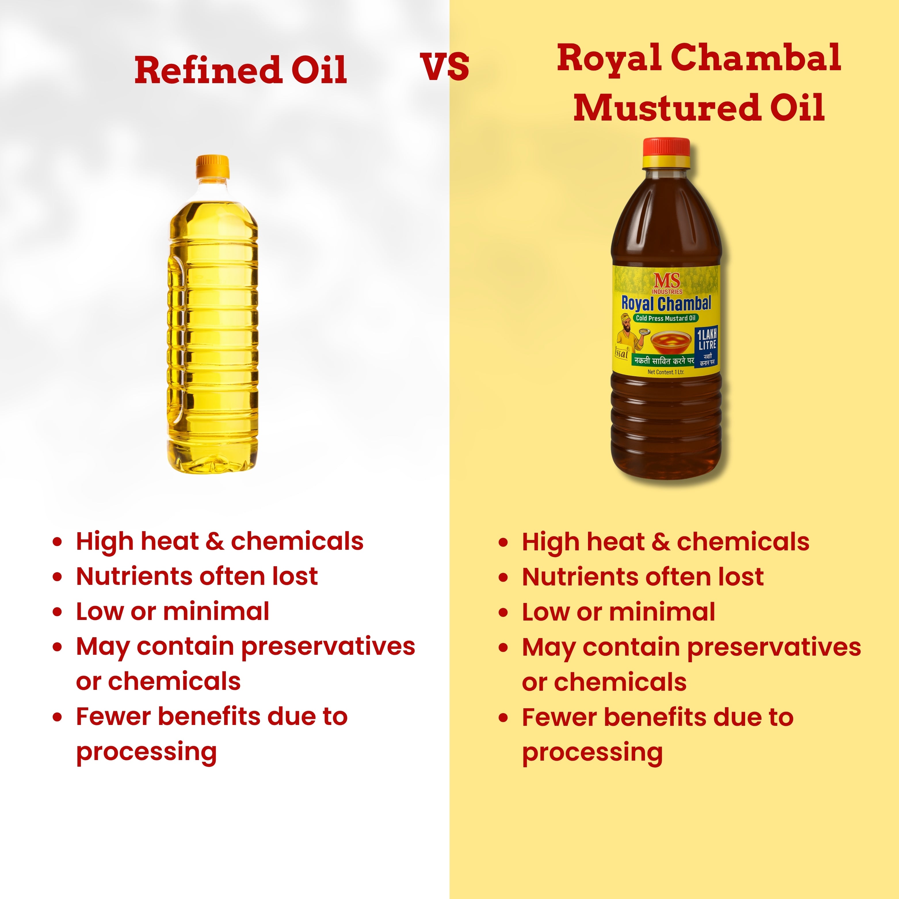 ROYALCHAMBAL COLD PRESSED MUSTAD OIL 1L