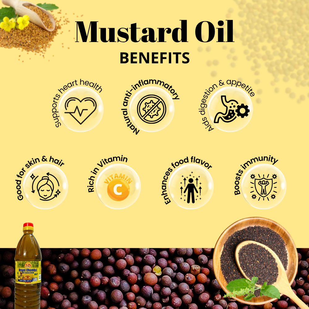 ROYALCHAMBAL COLD PRESSED MUSTAD OIL 1L